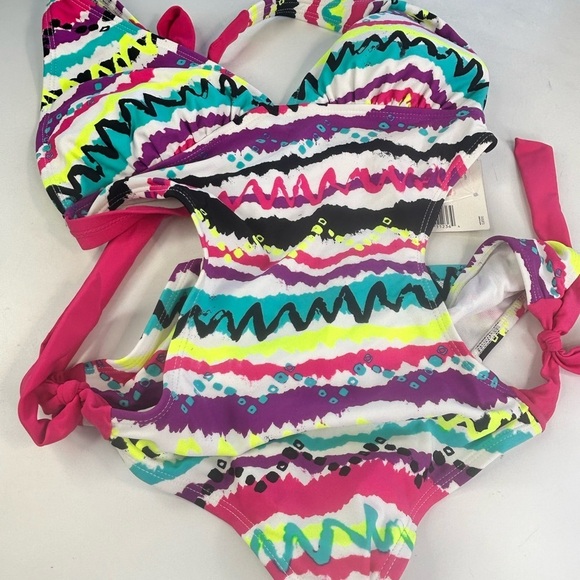 New Joe Boxer Tribal Monokini Multicolor Size Medium - Picture 3 of 6
